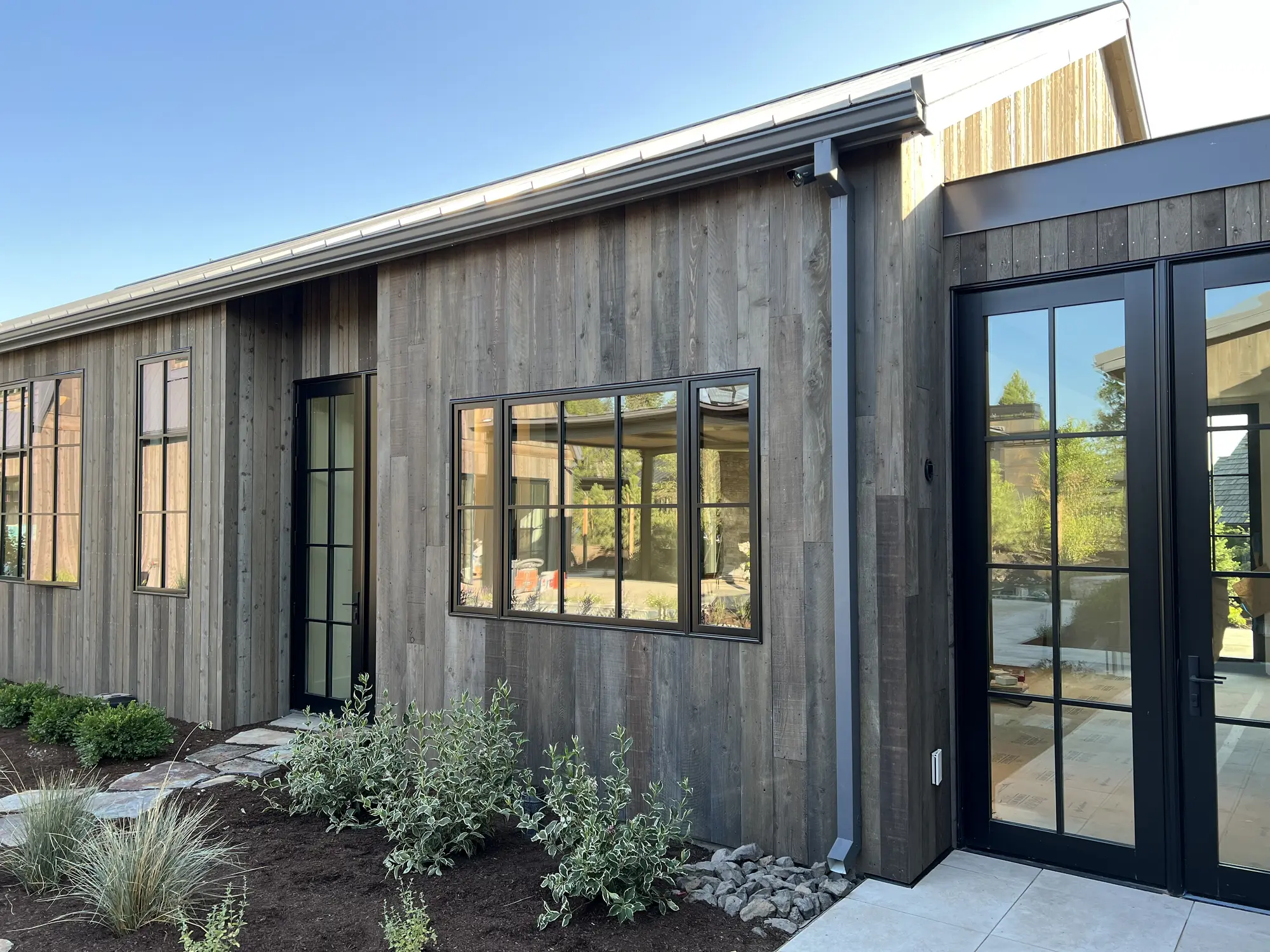 Wood siding detail installed by KSM Construction